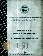 TECHNIQUES OF WATER-RESOURCES INVESTIGATIONS OF THE UNITED STATES GEOLOGICAL SURVEY CHAPTER B2:INTRO   1976  PDF电子版封面     