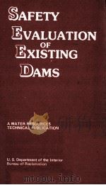 SAFETY EVALUATION OF EXISTING DAMS   1983  PDF电子版封面     