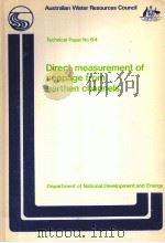 DIRECT MEASUREMENT OF SEEPAGE FROM EARTHEN CHANNELS（1981 PDF版）