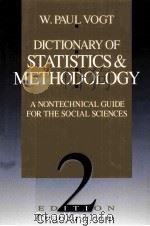 DICTIONARY OF STATISTICS & METHODOLOGY  A NONTECHNICAL GUIDE FOR THE SOCIAL SCIENCES  2 EDITION（1999 PDF版）