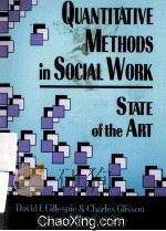 QUANTITATIVE METHODS IN SOCIAL WORK： STATE OF THE ART   1992  PDF电子版封面  1560242752   