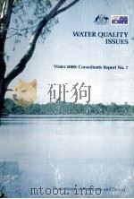 WATER 2000:CONSULTANTS REPORT NO.7 WATER QUALITY ISSUES（1983 PDF版）