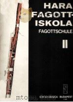 FAGOTTISKOLA FAGOTTSCHULE II   1972  PDF电子版封面     