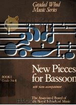 NEW PIECES FOR BASSOON WITH PIANO ACCOMPANIMENT   1978  PDF电子版封面     