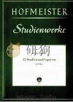 25 STUDIEN UND CAPRICEN FUR OBOE   1953  PDF电子版封面     