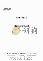 HANS PFAU BLASERSPIELBUCH BAND II     PDF电子版封面     