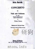 CONCERTO FOR VIOLA AND ORCHESTRA   1949  PDF电子版封面     