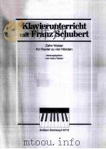 ZEHN WALZER FUR KLAVIER ZU VIER HANDEN TEN WALTZES FOR PIANO FOUR-HANDS     PDF电子版封面     