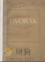 ANTONIN DVORAK VIOLONCELLOVY KONCERT OP.104   1955  PDF电子版封面     