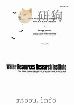 STATE WATER RESOURCE PLANNING AND POLICY IN NORTH CAROLINA（1979 PDF版）