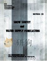 SNOW SURVEY AND WATER SUPPLY FORECASTING（ PDF版）