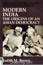 MODERN INDIA  THE ORIGINS OF AN ASIAN DEMOCRACY（1988 PDF版）