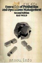 Essentials of Production and Operations Management Second Edition（1980 PDF版）