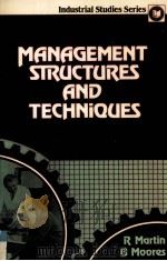 MANAGEMENT STRUCTURES AND TECHNIQUES   1985  PDF电子版封面  0860035328   