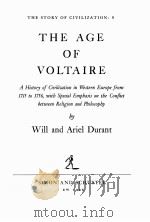 THE STORY OF CIVILIZATION :9  THE AGE OF VOLTAIRE   1965  PDF电子版封面  0671013254   