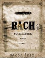 Solo Suiten     PDF电子版封面    （德）Bach曲 