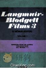 LANGMUIR-BLODGETT FILMS 3 VOLUME 1（1988 PDF版）