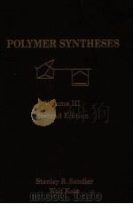 POLYMER SYNTHESES VOLUME 3   1996  PDF电子版封面  0126185131   
