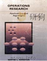 OPERATIONS RESEARCH APPLICATIONS AND ALGORITHMS THIRD EDITION（1994 PDF版）