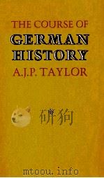 THE COURSE OF GERMAN HISTORY   1945  PDF电子版封面  041667870X   