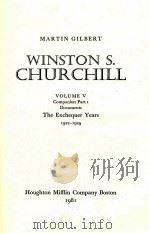 WINSTON S.CHURCHILL VOLUME V COMPANION PART 2 DOCUMENTS THE WILDERNESS YEARS 1922-1929   1980  PDF电子版封面  0395277787   