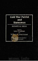 COLD WAR PATRIOT AND STATESMAN   1993  PDF电子版封面  0313287872   