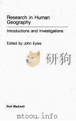 RESEARCH IN HUMAN GEOGRAPHY INTRODUCTIONS AND INVESTIGATIONS（1988 PDF版）