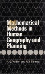 MATHEMATICAL METHODS IN HUMAN GEOGRAPHY AND PLANNING（1985 PDF版）
