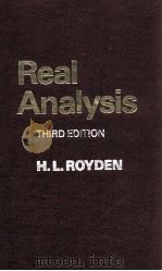 REAL ANALYSIS THIRD EDITION（1988 PDF版）