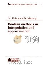 BOOLEAN METHODS IN INTERPOLATION AND APPROXIMATION（1989 PDF版）