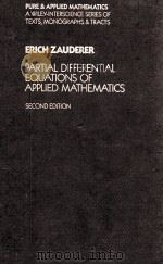 PARTIAL DIFFERENTIAL EQUATIONS OF APPLIED MATHEMATICS SECOND EDITION   1989  PDF电子版封面  0471612987   