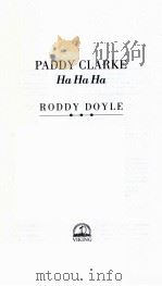 PADDY CLARKE HA HA HA   1993  PDF电子版封面    RODDY DOYLE 