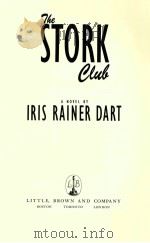 THE STORK CLUB   1992  PDF电子版封面  0316173320   