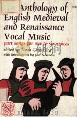 An anthology of English Medieval and Renaissance Vocal music（ PDF版）