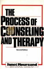 THE PROCESS OF COUNSELING AND THERAPY SECOND EDITION   1990  PDF电子版封面  0137231318   