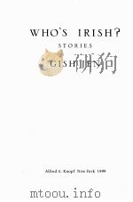 WHO‘S IRISH？: STORIES（1999 PDF版）