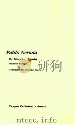 PABLO NERUDA   1986  PDF电子版封面  0805766620   