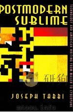 POSTMODERN SUBLIME TECHNOLOGY AND AMERICAN WRITING FROM MAILER TO CYBERPUNK（1995 PDF版）