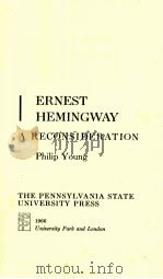 ERNEST HEMINGWAY A RECONSIDERATION   1966  PDF电子版封面     