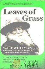 WALT WHITMAN LEAVES OF GRASS AUTHORITATIVE TEXTS PREFACES WHITMAN ON HIS ART CRITICISM（1973 PDF版）
