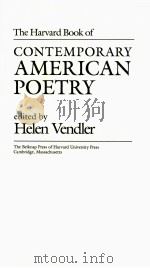 THE HARVARD BOOK OF CONTEMPORARY AMERICAN POETRY（1985 PDF版）