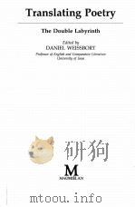 TRANSLATING POETRY THE DOUBLE LABYRINTH（1989 PDF版）