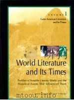 WORLD LITERATURE AND ITS TIMES VOLUME 1 LATIN AMERICAN LITERATURE AND ITS TIMES（1999 PDF版）