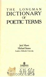 THE LONGMAN DICTIONARY OF POETIC TERMS（1989 PDF版）