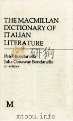 THE MACMILLAN DICTIONARY OF ITALIAN LITERATURE（1979 PDF版）