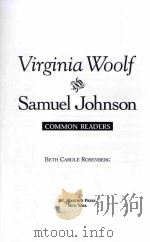 VIRGINIA WOOLF AND SAMUEL JOHNSON COMMON READERS（1995 PDF版）