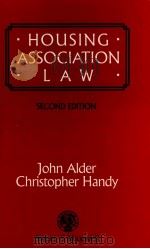 HOUSING ASSOCIATION LAW（1991 PDF版）
