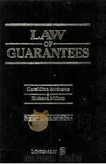 LAW OF GUARANTEES   1992  PDF电子版封面  0851215394   