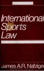 INTERNATIONAL SPORTS LAW（1988 PDF版）