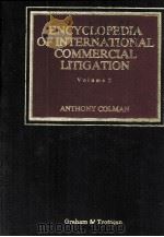 ENCYCLOPEDIA OF INTERNATIONAL COMMERCIAL LITIGATION VOLUME 2（1993 PDF版）
